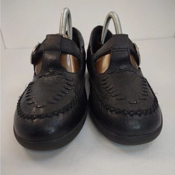 I love Comfort Black Slip-On Loafer Memo Tech Buckle Hook loop Strap 8.5 - Picture 5 of 16